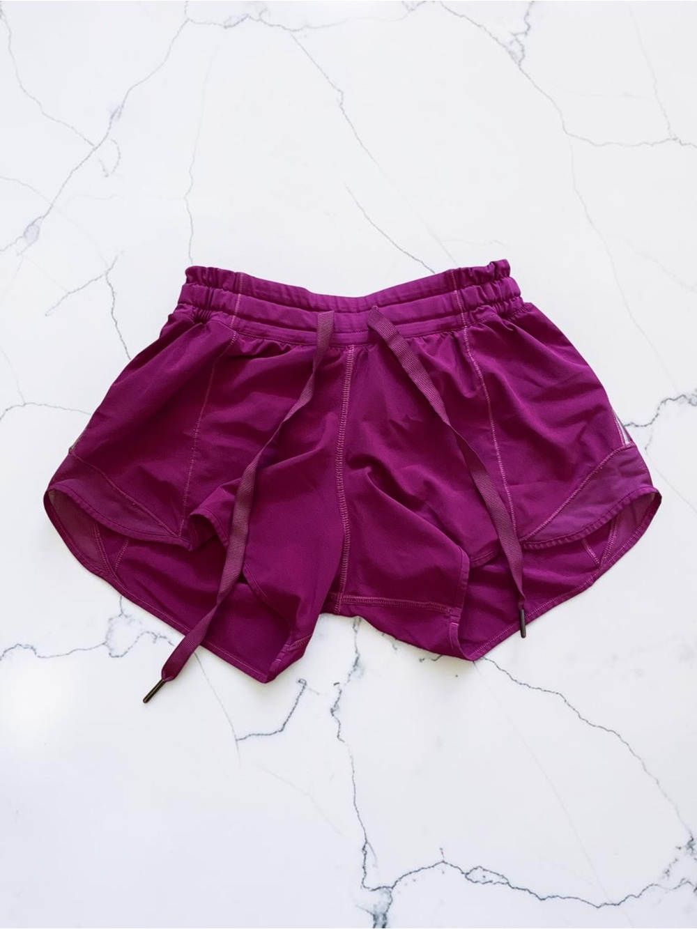 lululemon athletica Fuchsia Athletic Shorts with Built-in Lining